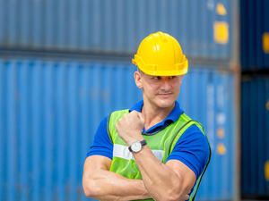 People wear high-vis jackets and hard hats to look like workers
