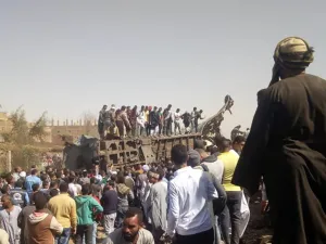 حادث قطار سوهاج