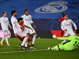 صلاح يسجل في شباك ريال مدريد للمرة الأولى