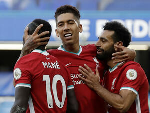 ثلاثي ليفربول صلاح وفيرمينو وماني