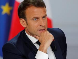  الرئيس الفرنسي إيمانويل ماكرون