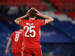 توماس مولر نجم بايرن ميونيخ يتحسر على ضياع فرص فريقه في حسم التأهل