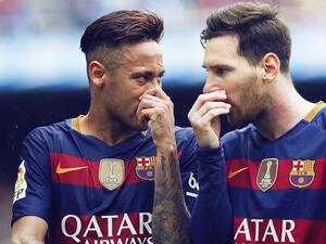 صورة أرشيفية لميسي ونيمار