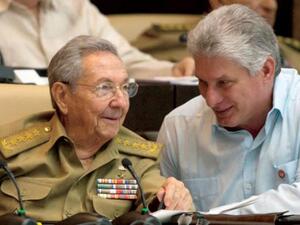  "انتخب ميغيل دياز كانيل بيرموديز أمينا عاما للجنة المركزية للحزب الشيوعي الكوبي خلال المؤتمر الثامن للحزب".