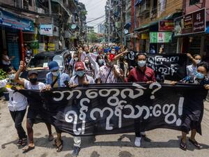 Fighting erupts in eastern Myanmar at an army outpost surrounded by the Karen National Union ethnic armed group