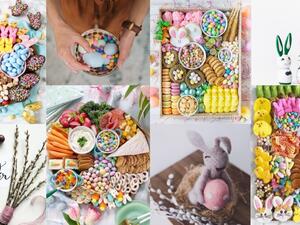 صينية حلوى عيد الفصح الشهية للضيوف