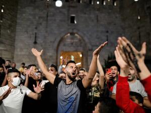 Celebrations  at Damascus Gate