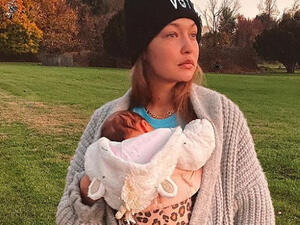 Gigi gave birth to Khai back in September