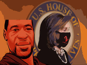 Nancy Pelosi and George Floyd