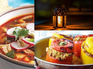 أطباق رمضانية: يخنة الدجاج و طبق الفلفل المحشو بالخضار والكينوا