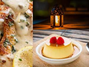 أطباق رمضانية: الدجاج بالكريمة والليمون وحلوى كريم كراميل