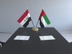 UAE and Iraq flags