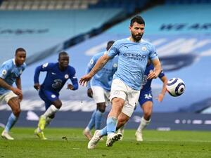 أغويرو يسدد بانينكا غير ناجحة