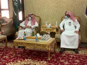 السفير السعودي في الاردن  منفذ الحديثة - العمري الحدودي بين البلدين