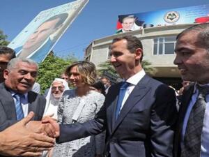 بشار الاسد قصف دوما بالكيماوي وجاء ليصوت فيها