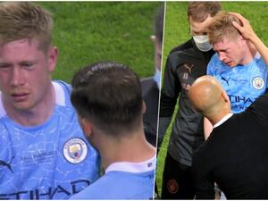 إصابة مؤثرة لدي بروينه