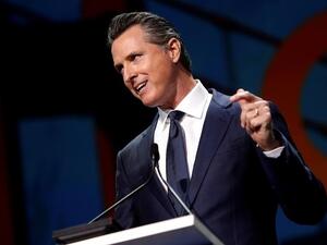 حاكم ولاية كاليفورنيا غافين نيوسوم