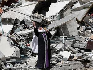 تم قصف أبراج سكنية ومنازل وهدمها بشكل كلي وعددها 132