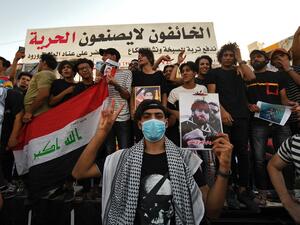 Iraqi protester shot dead at Tahrir Square.