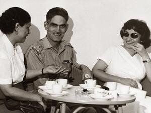 A photo of the late Iraqi president  Abdul Kareem Qasim 