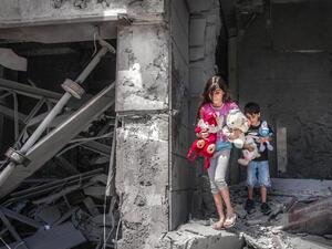 Walking among the Gaza rubble 