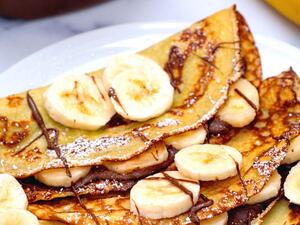 الكريب السريع للفطور 