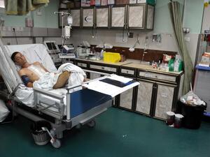 مصاب من قطاع غزة