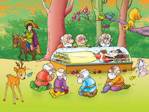 children's fairy tales snow white and the seven dwarfs