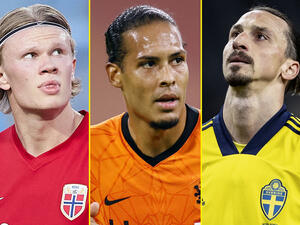 إبراهيموفيتش وفان دايك وهالاند