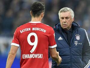 صورة أرشيفية لأنشيلوتي وليفاندوفسكي