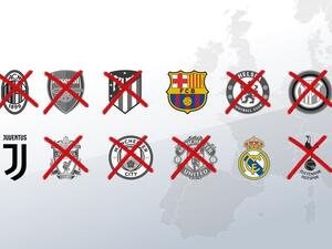 أندية دوري السوبر المتبقية ريال مدريد ويوفنتوس وبرشلونة