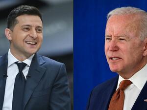 Biden invited Ukrainian President Volodymyr Zelensky to visit the US.