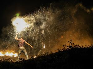 Israeli warplanes  attacks Gaza Strip