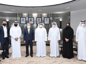 Mattar Al Tayer Receives International Olympic Committee Vice President Ng Ser Miang