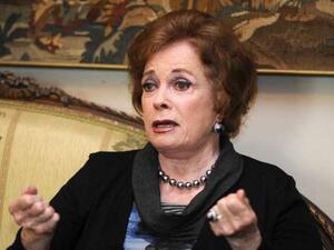 جيهان السادات البالغة من العمر 87 عاما