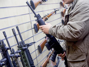 A federal judge has struck down California's ban on assault weapons.