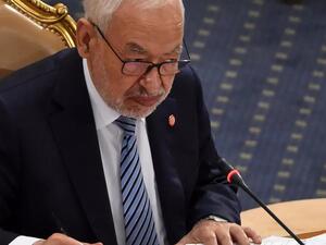 رئيس البرلمان التونسي وزعيم "حزب النهضة" راشد الغنوشي