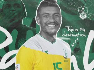 باولينيو إلى الأهلي (المصدر: حساب النادي الأهلي السعودي على تويتر)