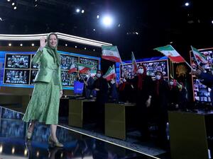 the online event is organized by Iranian opposition group the National Council of Resistance of Iran