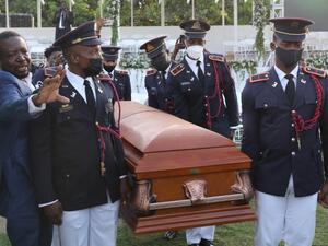 Haitian President buried in peace