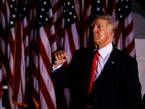 Former President Donald Trump seen at Trump Tower