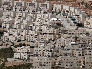 A view of the Israeli settlement of Givat Zeev 