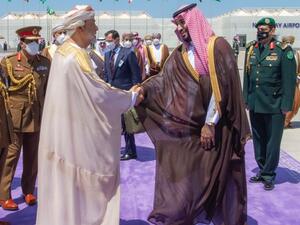 محمد بن سلمان وسلطان عمان