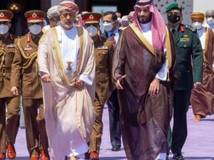 محمد بن سلمان وسلطان عمان