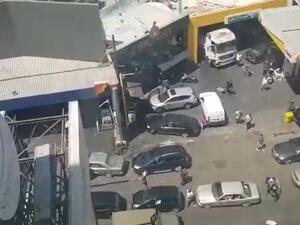  إشكال أمام محطة وقود في ​فرن الشباك