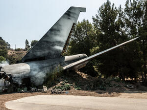 Military plane crash