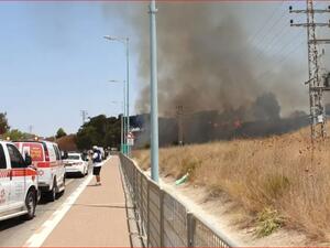 صافرات الإنذار تدوي بكريات شمونا بإسرائيل على الحدود مع لبنان