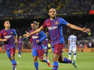 برايثوايت يسجل هدفين ويقود البارسا للفوز في أول لقاء رسمي بعد رحيل الأسطورة ليونيل ميسي