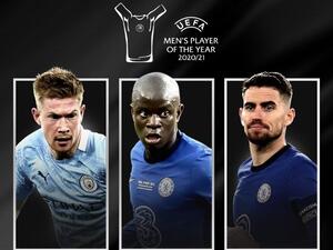 الثلاثي المرشح للجائزة (المصدر: حساب دوري الأبطال الرسمي على تويتر)