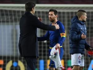 صورة أرشيفية لميسي وبوتشيتينو